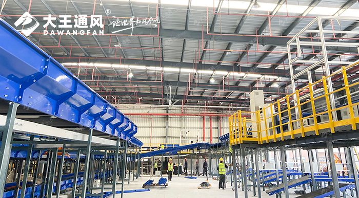 中國郵政物流倉儲工業(yè)大吊扇