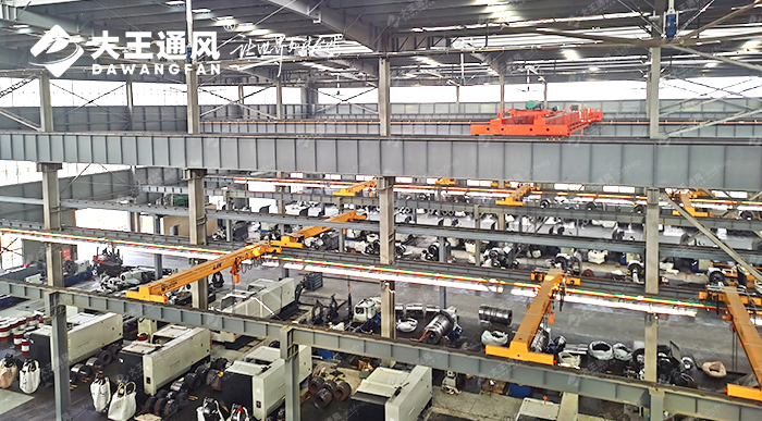 大王通風入駐江陰方圓環(huán)鍛法蘭生產工廠